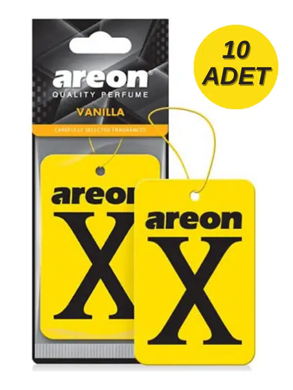 Areon X Vanilla 10'lu Oto Araç Kokusu