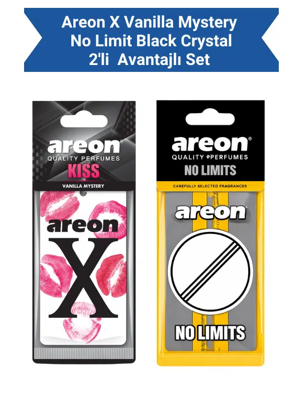 Areon X Vanilla Mystery + No Limit Black Crystal Avantajlı Paket