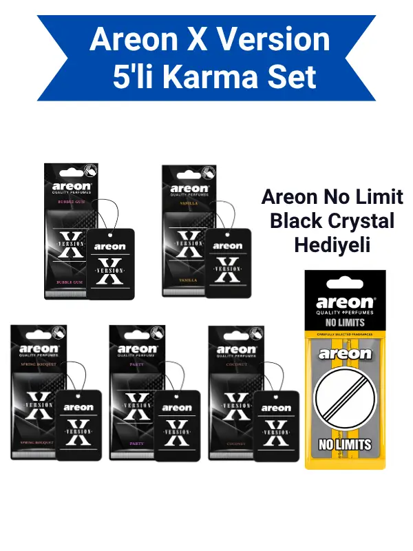 Areon X Version 5'li Karma Set