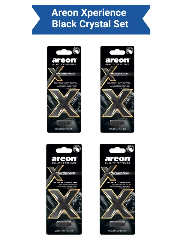 Areon Xperience Black Crystal 4'lü Set