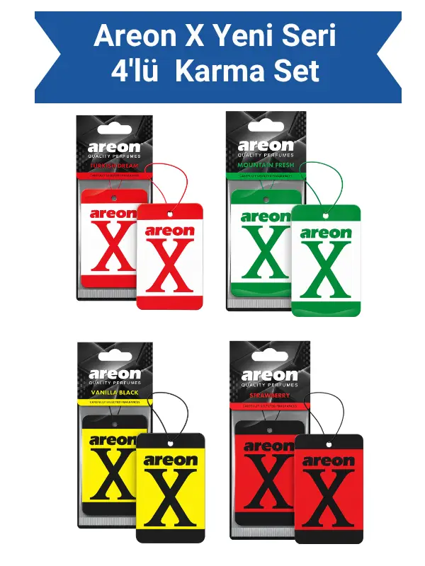 X Yeni Seri 4'lü Karma Set